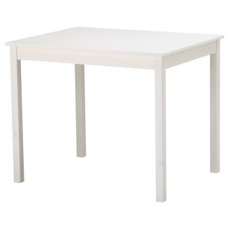 ОМСК Стол, белая морилка 90x70 см (ОЛМСТАД)