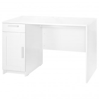 БРИМНЭС  Письменный стол, 120х65 см, белый