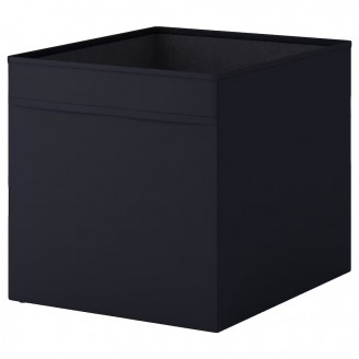 ДРЁНА Коробка, 33х33см, черный