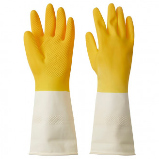 РИННИГ Хозяйственные перчатки, M, желтый