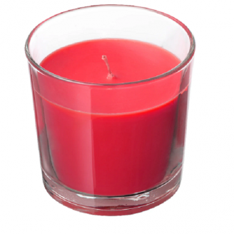 СИНЛИГ Ароматическая свеча в стакане, сладкие ягоды