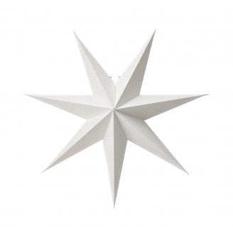 СТРОЛА Абажур, кружево, звезда 70 см, белый