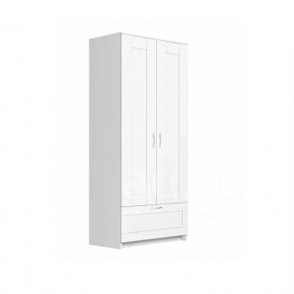 СИРИУС (БРИМНЭС) 2-дверный шкаф, 80х190см, белый